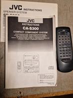JVC CA-S300 Gebruikershandleiding., Ophalen of Verzenden, Gebruikt