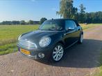 Mini 1.6 Cooper Cabrio 2010 Zwart, Auto's, Mini, 4 cilinders, Cabriolet, 4 stoelen, Zwart
