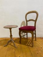 stoel en tafeltje, Ophalen