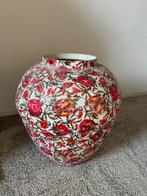 Decoratieve Colmore Vaas met Bloemenmotief, Huis en Inrichting, Ophalen, Overige materialen, Gebruikt, 50 tot 75 cm