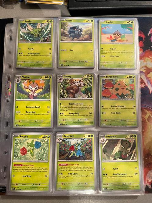 Pokemon Scarlet&Violet TEMPORAL FORCES (set van 109 kaarten), Hobby en Vrije tijd, Verzamelkaartspellen | Pokémon, Zo goed als nieuw