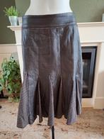 Arma lederen plooi rok bruin mt 40 M rund leer, Kleding | Dames, Rokken, Maat 38/40 (M), Bruin, Verzenden, Arma