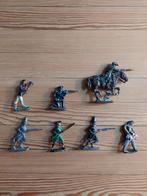 Tinnen soldaatjes, 7 stuks, 5-6 cm, Ophalen of Verzenden, Gebruikt