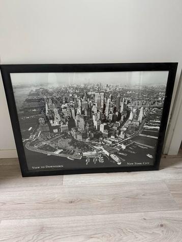 New York Downtown Foto Ingelijst beschikbaar voor biedingen
