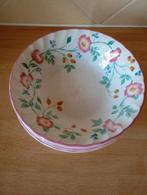 4 schaaltjes Churchill Brair rose, Gebruikt, Ophalen of Verzenden, Schaal of Schalen, Overige stijlen