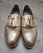 JENNY trendy loafers/ instappers goud 4.5 /37.5 zgan, Instappers, Zo goed als nieuw, Verzenden, Overige kleuren