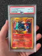 Pokémon PSA 8 Charizard #136 Plasma Storm, Ophalen of Verzenden, Zo goed als nieuw, Losse kaart, Foil