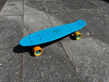 Pennyboard Nijdam blauw mini skateboard 