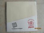 NIEUW 7 x papier ENVELOP enveloppen vanille PIPOOS vierkant, Ophalen of Verzenden, Nieuw, Overige thema's, Overige typen