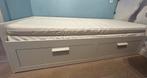 Brimes bedbank 80x200 ikea incl 2 zgan matrassen, Huis en Inrichting, Slaapkamer | Bedden, Ophalen of Verzenden, Zo goed als nieuw