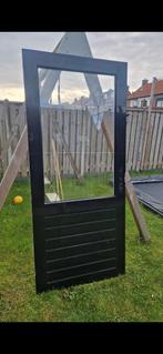 Hardhouten achterdeur 930 x 2115 L, Ophalen of Verzenden, Zo goed als nieuw, Buitendeur, 200 tot 215 cm