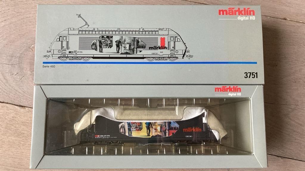 Marklin ho 3751 wagon nieuwstaat, Wisselstroom, Locomotief, Verzenden, Nieuw