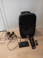 iDance Box met Microfoons en Mengpaneel, Ophalen of Verzenden, Gebruikt, Complete set