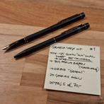 Sheaffer Targa 14 karaat gouden vulpen + balpen, Ophalen of Verzenden, Zo goed als nieuw, Met reclame, Pennenset