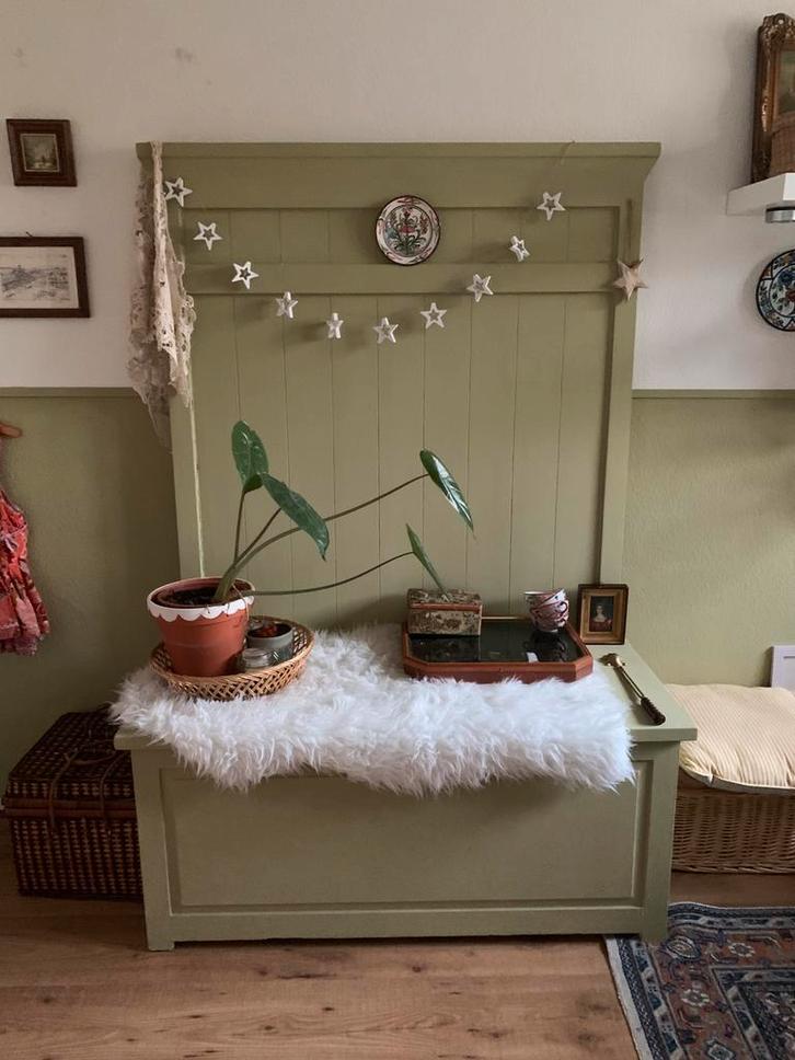 Mooie hoge klepbank nog in prima staat, Huis en Inrichting, Kasten | Overige, Zo goed als nieuw, Ophalen