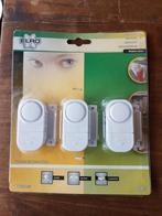 Elro mini alarm 3 stuks nieuw in verpakking, Ophalen of Verzenden, Nieuw, Detector, Sensor of Melder, Raam of Deur