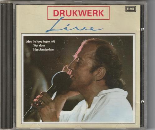 Drukwerk - Live, Cd's en Dvd's, Cd's | Nederlandstalig, Gebruikt, Ophalen of Verzenden