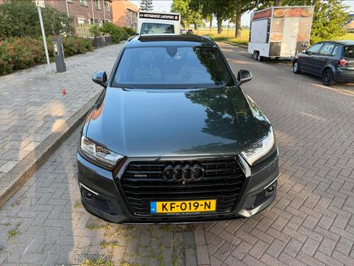 Audi Q7 3.0 TDI 420pk E-tron Quattro Grijs 2x S-line, Auto's, Audi, Bedrijf, Q7, Hybride Elektrisch/Diesel, Plug-in hybride, A