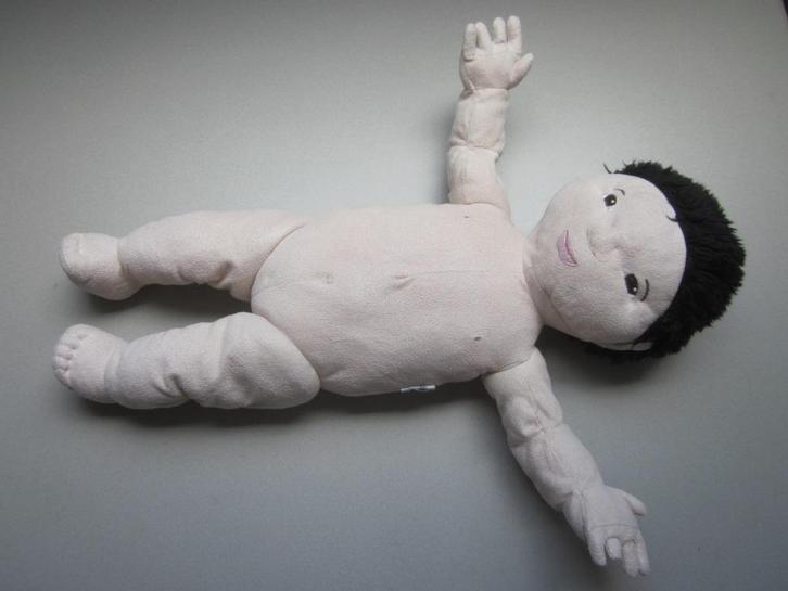Ikea grote 50cm stoffen pop met schijven in de ledematen, Verzamelen, Poppen, Nieuw, Pop, Ophalen of Verzenden