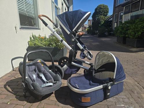 Joolz 3 in 1 complete buggy, wieg en Maxi-Cosi met autobase, Kinderen en Baby's, Kinderwagens en Combinaties, Gebruikt, Kinderwagen