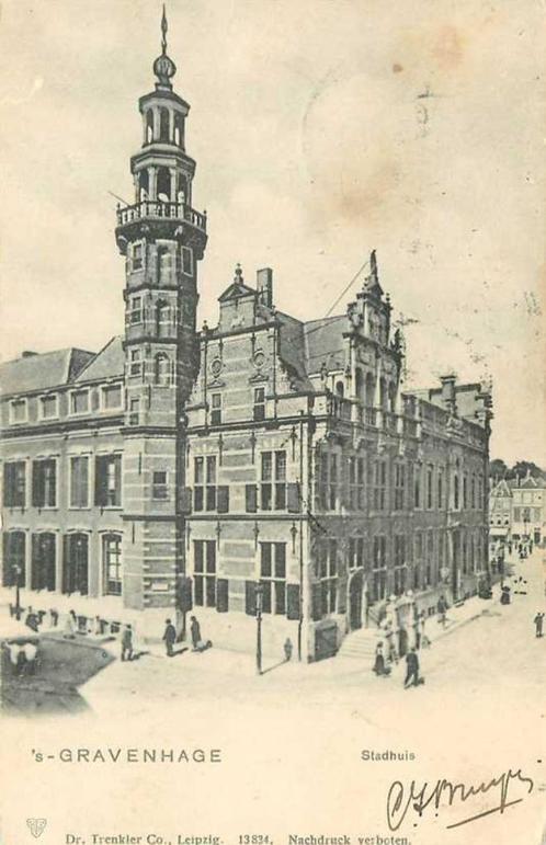 (300-159-017) Den Haag Stadhuis, Verzamelen, Ansichtkaarten | Nederland, Zuid-Holland, Verzenden
