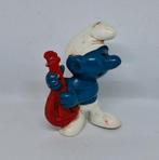 Smurf met luit 20013, Verzamelen, Smurfen, Ophalen of Verzenden, Gebruikt, Muzieksmurf, Poppetje, Figuurtje of Knuffel