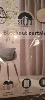 Te koop gevraagd. Blackout Curtains Taupe van Action, haken, Huis en Inrichting, Stoffering | Gordijnen en Lamellen, Minder dan 100 cm