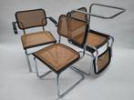 4x Cesca stoel S32/S64 eetkamertoel webbing Marcel Breuer, Antiek en Kunst, Antiek | Meubels | Stoelen en Banken, Ophalen