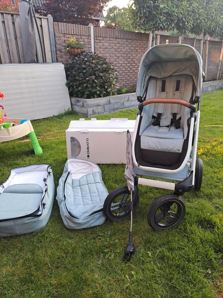 Dubatti one met 4 grote wielen, Kinderen en Baby's, Kinderwagens en Combinaties, Overige merken, Met reiswieg, Ophalen