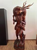 Mooi groot antiek houten beeld, Antiek en Kunst, Kunst | Beelden en Houtsnijwerken, Ophalen