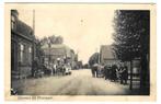 Hoornaar - Dorpsgezicht met veel volk, Verzamelen, Verzenden, Voor 1920, Gelopen, Zuid-Holland