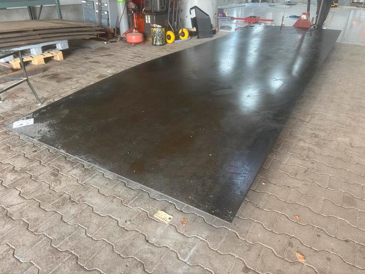 Staalplaat 6000x2000x10 mm s235jr 6x2 meter, Doe-het-zelf en Verbouw, Metalen, Zo goed als nieuw, Ophalen