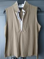 PROMISS taupe mouwloze top met wit kraagje mt XXL - ZGAN, Promiss, Bruin, Maat 46/48 (XL) of groter, Ophalen of Verzenden