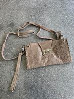 Nieuw! Leren beige tas, Sieraden, Tassen en Uiterlijk, Tassen | Schoudertassen, Overige merken, Beige, Nieuw, Ophalen of Verzenden