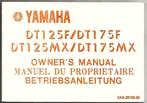 Yamaha DT125 DT175 manual handleiding (2876z) motor, Ophalen of Verzenden, Yamaha
