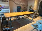 Tafel Industrieel woonkamer tafel -, Huis en Inrichting, Tafels | Sidetables, 200 cm of meer, Ophalen of Verzenden, Zo goed als nieuw