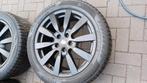 Winterbanden porsche cayenne 275 45 20 velgen 5x130, Ophalen, Gebruikt, 275 mm, Banden en Velgen