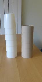 Tupperware Eierdoppen 6 stuks, Huis en Inrichting, Keuken | Tupperware, Ophalen, Gebruikt, Crème, Overige typen