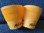 2 McDonald's koffie bekers mccafe, Huis en Inrichting, Keuken | Servies, Ophalen of Verzenden, Overige stijlen, Kop(pen) en/of Schotel(s)