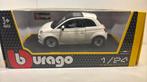 Fiat 500 2007 Bburago 1.24, Ophalen of Verzenden, Bburago, A, A