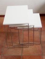 Brabantia Bijzettafels 3 nesting tables, Ophalen, Minder dan 55 cm, Gebruikt, Rond