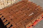 Oude rode oranje vormbak stenen 21x5 jaren 30 40 50 190M2!, Doe-het-zelf en Verbouw, Metselstenen, Verzenden, Gebruikt, Bakstenen