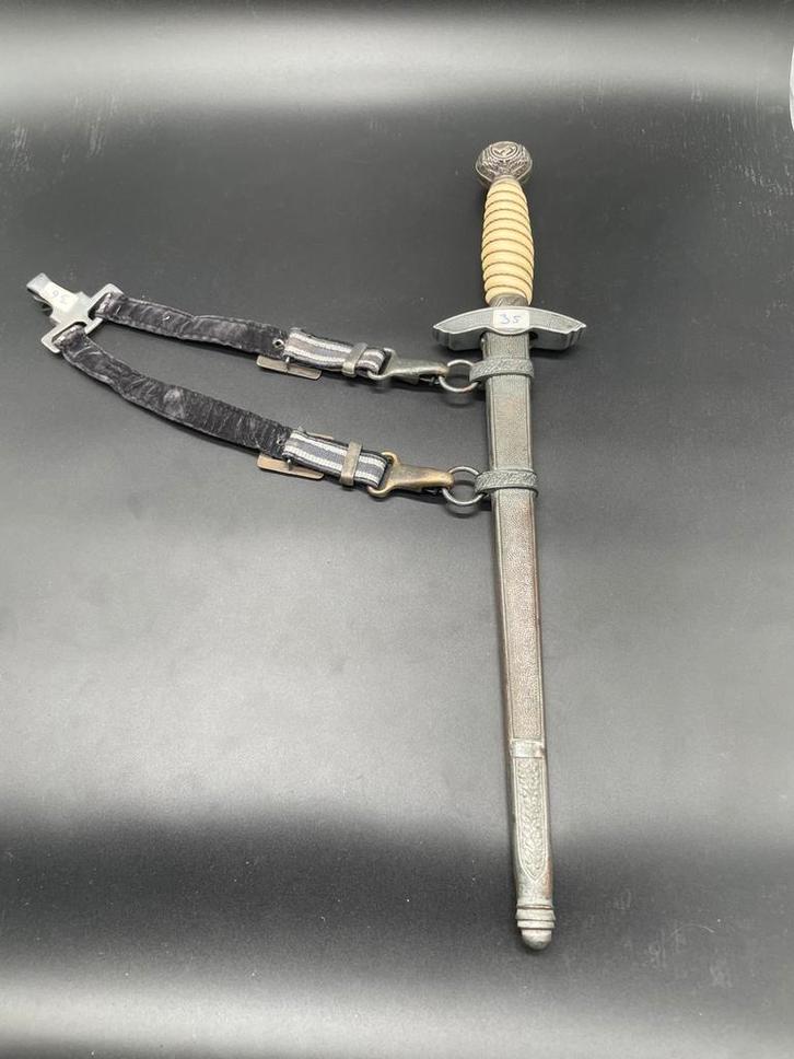 LW dolk 2 model + drager, Verzamelen, Militaria | Tweede Wereldoorlog, Luchtmacht, Mes of Dolk, Duitsland, Ophalen of Verzenden