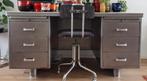 Vintage Ahrend Oda bureau 150 cm breed Gezandstraald, Ophalen, Gebruikt, Bureau