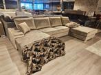 Pinkstersale Actieprijs € 949,- Loungebank XXL Velours Salen, Huis en Inrichting, Banken | Bankstellen, Hoekbank, Ophalen of Verzenden