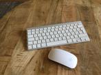 Te koop Apple draadloos toetsenbord met draadloze muis, Ophalen, Toetsenbord en muis-set, Zo goed als nieuw, Draadloos
