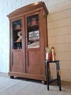 Vintage/Art deco eiken schoolkast, Demontabele kast, Ophalen