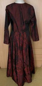 Lange jurk met bijp. Jasje maat 42 [v], Kleding | Dames, Gelegenheidskleding, Ophalen of Verzenden, Zo goed als nieuw, Maat 42/44 (L)