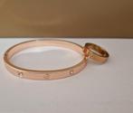 Nieuwe rosegoud Cartier Love armband + ring, Sieraden, Tassen en Uiterlijk, Armbanden, Nieuw, Ophalen of Verzenden