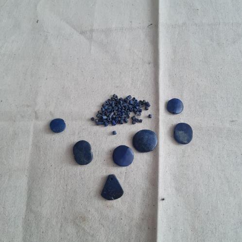 Diepblauwe lapis lazuli stenen in verschillende maten, Sieraden, Tassen en Uiterlijk, Edelstenen, Zo goed als nieuw, Ophalen of Verzenden